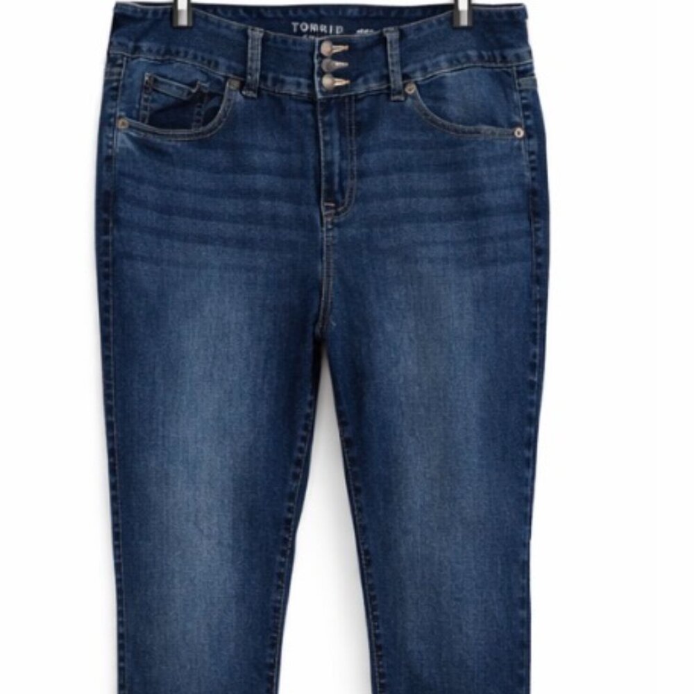 Torrid Super Soft Jeggings Size 16S Dark Wash Pull-On Skinny 👖✨